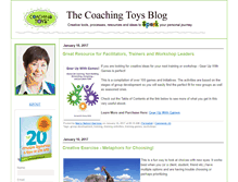 Tablet Screenshot of coachingtoysblog.typepad.com