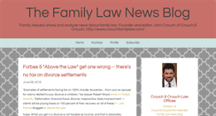 Desktop Screenshot of familylaw.typepad.com