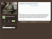 Tablet Screenshot of kendrawilkinsonplayboy.typepad.com