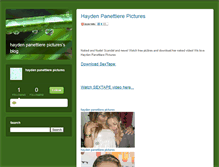 Tablet Screenshot of haydenpanettierepictureshighlythoughtof.typepad.com