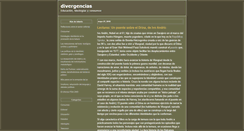 Desktop Screenshot of divergencias.typepad.com