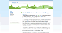 Desktop Screenshot of greentax.typepad.com