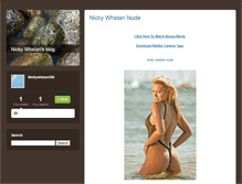 Tablet Screenshot of nickywhelan356.typepad.com
