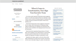 Desktop Screenshot of consciousleadership.typepad.com