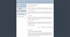 Desktop Screenshot of annahecker.typepad.com