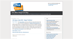 Desktop Screenshot of officeplayground.typepad.com