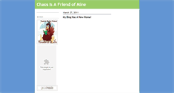 Desktop Screenshot of chaosisafriendofmine.typepad.com