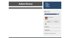 Desktop Screenshot of adamhoney.typepad.com