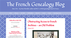 Desktop Screenshot of french-genealogy.typepad.com