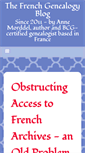 Mobile Screenshot of french-genealogy.typepad.com