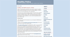 Desktop Screenshot of healthypolicy.typepad.com