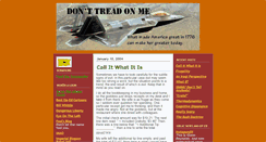 Desktop Screenshot of donttreadonme.typepad.com