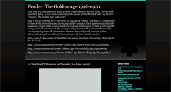 Desktop Screenshot of fender.typepad.com