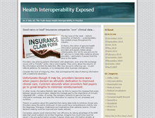 Tablet Screenshot of healthinteropexposed.typepad.com