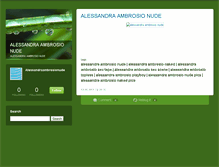 Tablet Screenshot of alessandraambrosionude.typepad.com
