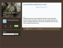 Tablet Screenshot of alessandraambrosionude1.typepad.com