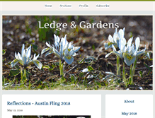 Tablet Screenshot of ledgeandgardens.typepad.com