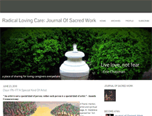 Tablet Screenshot of journalofsacredwork.typepad.com