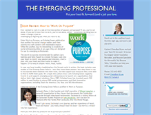 Tablet Screenshot of emergingprofessional.typepad.com
