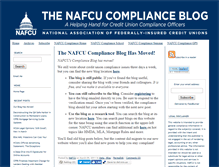 Tablet Screenshot of nafcucomplianceblog.typepad.com