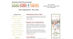 Desktop Screenshot of oddjobs4teens.typepad.com