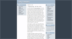 Desktop Screenshot of caseycombden.typepad.com