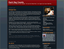 Tablet Screenshot of eachdaycounts.typepad.com