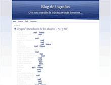 Tablet Screenshot of ingrafox.typepad.com