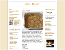 Tablet Screenshot of edibletherapy.typepad.com