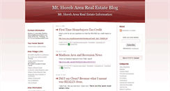 Desktop Screenshot of mthorebrealestateblog.typepad.com