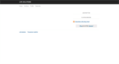Desktop Screenshot of lifesolutions.typepad.com