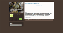 Desktop Screenshot of leeanntweedennude.typepad.com