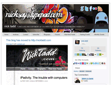 Tablet Screenshot of nicksays.typepad.com