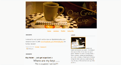 Desktop Screenshot of onegreencup.typepad.com
