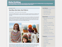 Tablet Screenshot of bellaknitting.typepad.com