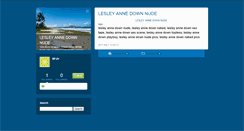 Desktop Screenshot of lesleyannedownnude.typepad.com