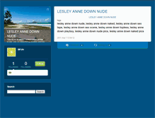 Tablet Screenshot of lesleyannedownnude.typepad.com