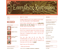 Tablet Screenshot of everythingkeepsakes.typepad.com