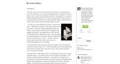 Desktop Screenshot of mysweetbabu.typepad.com
