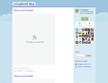 Tablet Screenshot of livingwealth.typepad.com