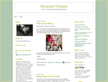 Tablet Screenshot of mommieunique.typepad.com