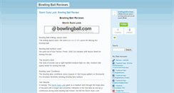 Desktop Screenshot of bowlingballreviews.typepad.com