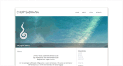 Desktop Screenshot of chup-sadhana.typepad.com