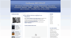 Desktop Screenshot of gbeuvelot.typepad.com