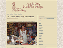 Tablet Screenshot of dandeliondesigns.typepad.com