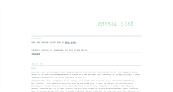 Desktop Screenshot of carriegirl.typepad.com