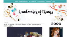 Desktop Screenshot of handmakerofthings.typepad.com
