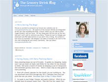 Tablet Screenshot of groceryshrink.typepad.com