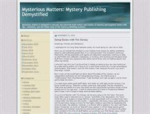 Tablet Screenshot of mysteriousmatters.typepad.com