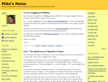 Tablet Screenshot of mikesnoise.typepad.com